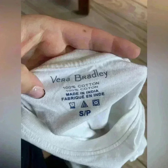 Vera Bradley tshirt size small petite - Picture 2 of 3